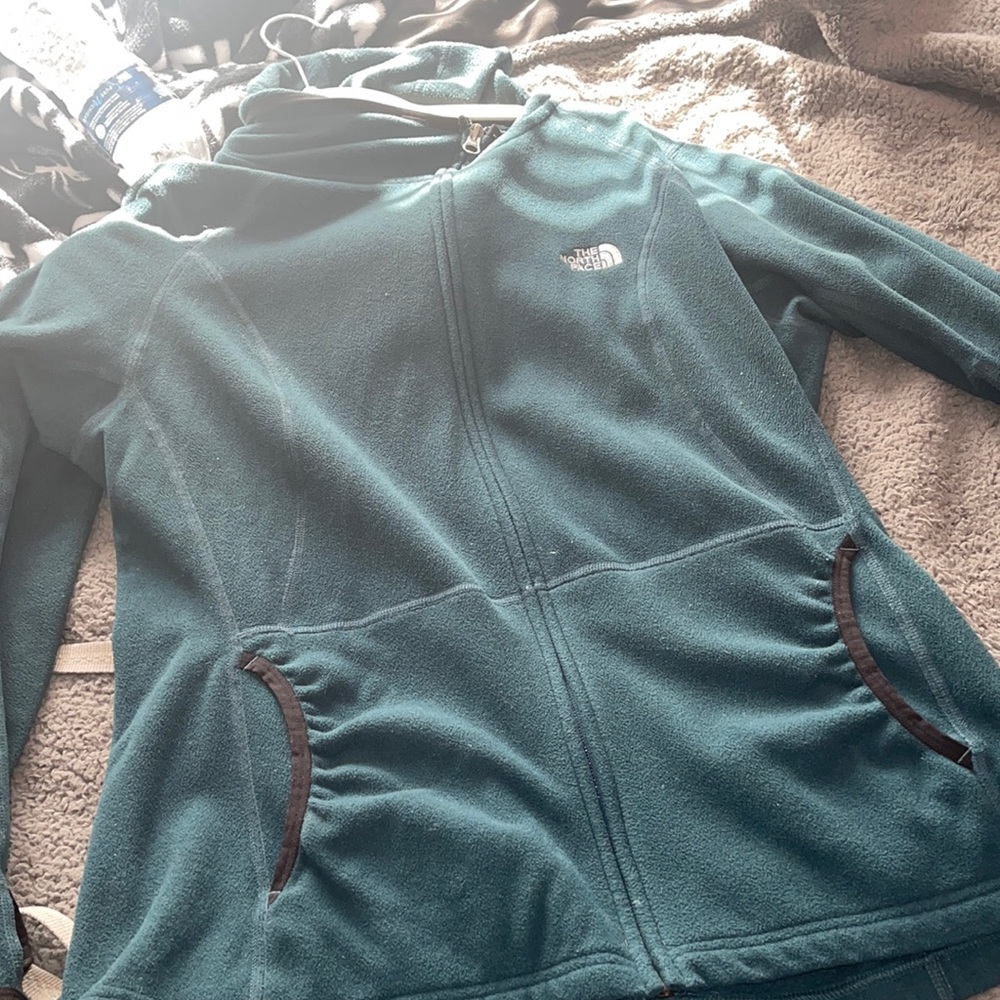 North face zip up jacket
